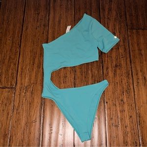 Alo Body Wave One Piece in Ocean Teal